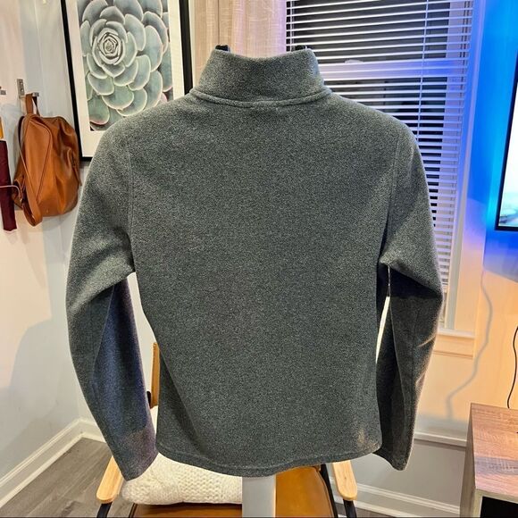 The North Face Women's Grey Quarter Zip Pullover Jacket Size Small Cozy Fleece - Picture 2 of 6